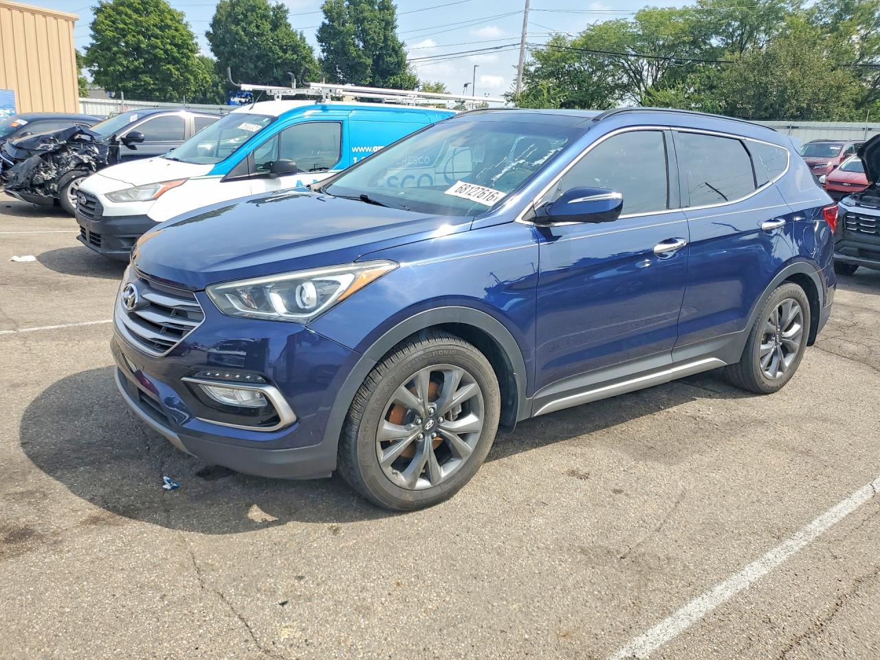 2017 HYUNDAI SANTA FE — Front 3/4