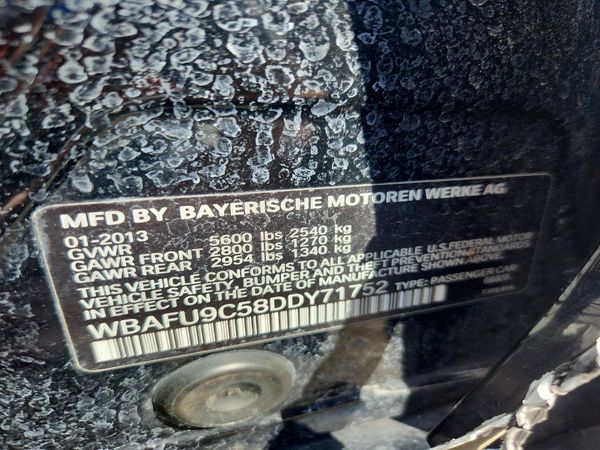 2013 BMW 550