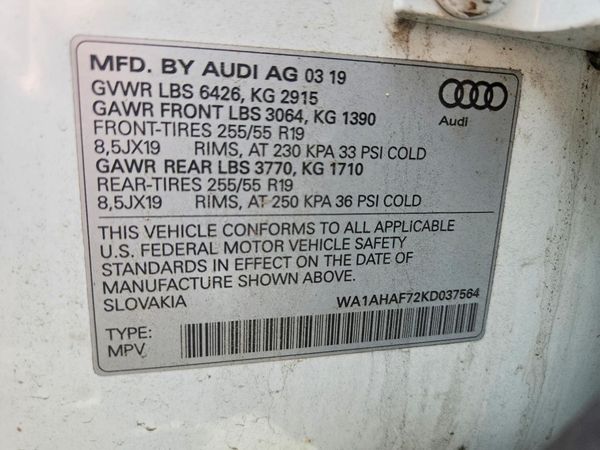 2019 AUDI Q7