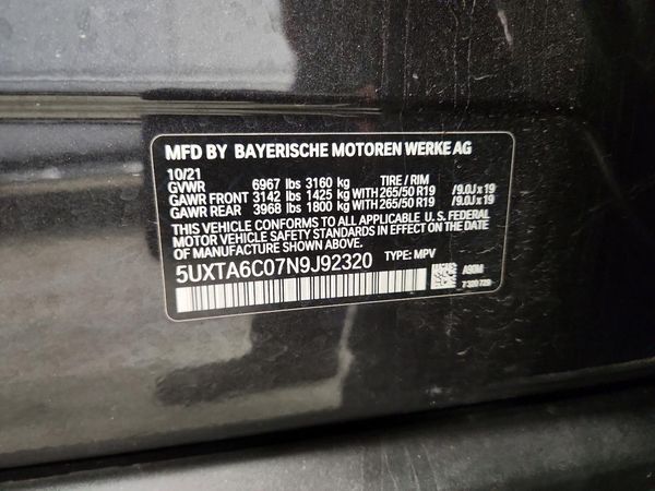2022 BMW X5 xDrive45e