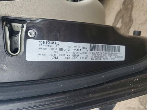 2017 DODGE GRAND CARAVAN SXT