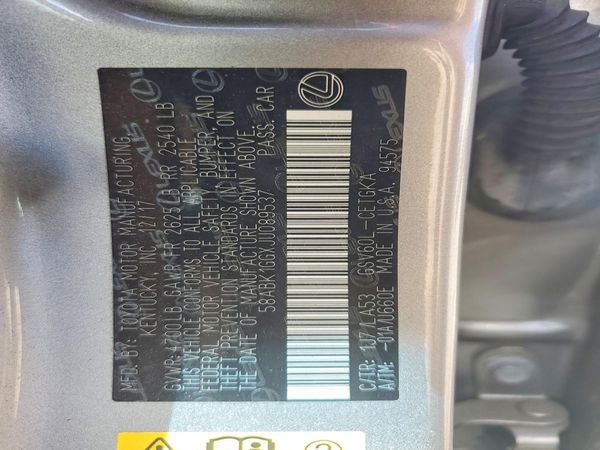 2018 LEXUS ES 350