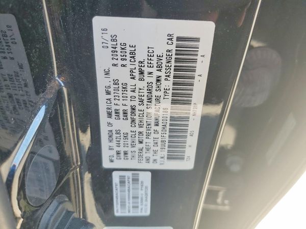 2017 ACURA TLX TECH