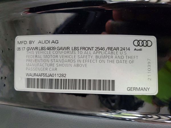 2018 AUDI S5
