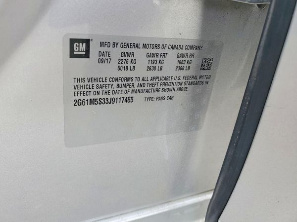 2018 CADILLAC XTS — VINS