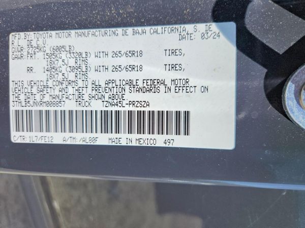 2024 TOYOTA TACOMA