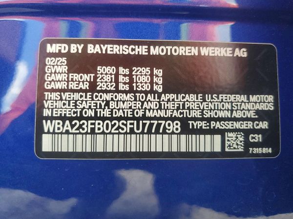 2025 BMW 430I Gran Coupe