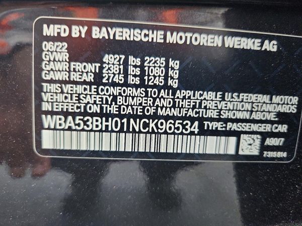 2022 BMW 530
