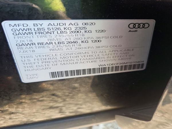 2021 AUDI Q3 S Line quattro Premium