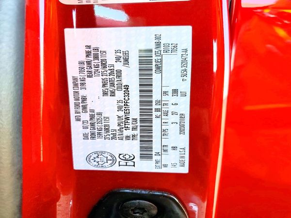 2023 FORD F-150 SuperCrew — VINS