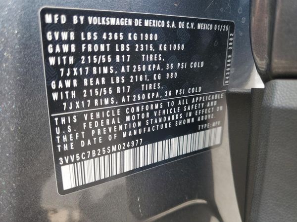 2025 VOLKSWAGEN TAOS