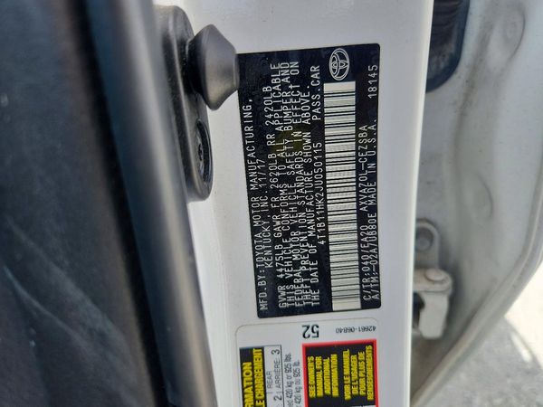 2018 TOYOTA CAMRY