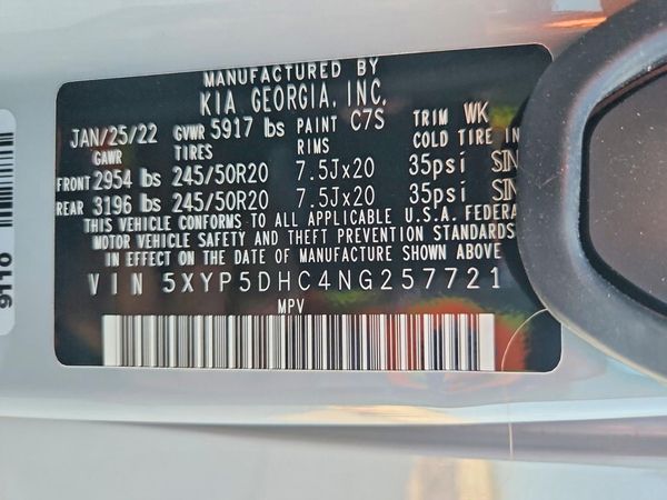 2022 KIA TELLURIDE