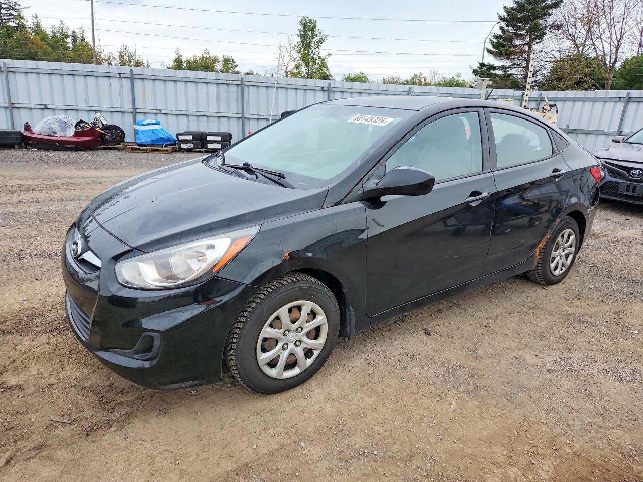 2013 HYUNDAI ACCENT GLS, GS — Front 3/4