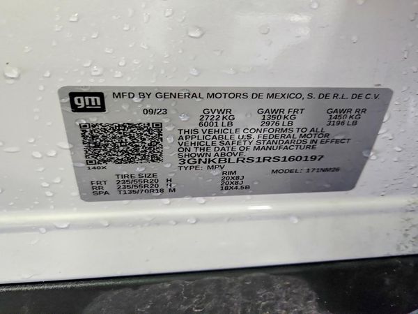 2024 CHEVROLET BLAZER Premier — VINS