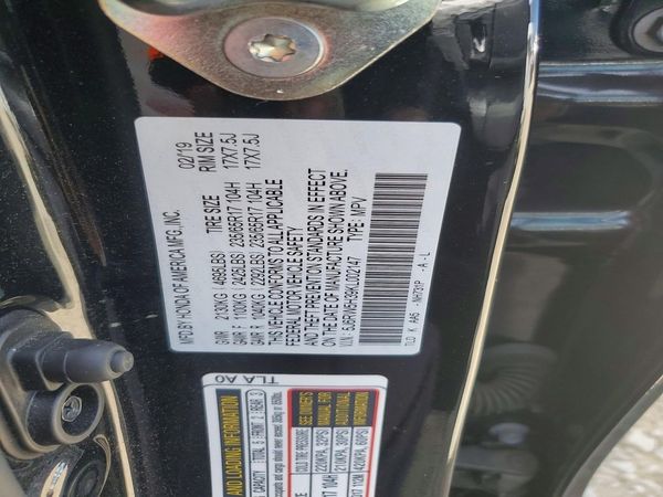 2019 HONDA CRV LX