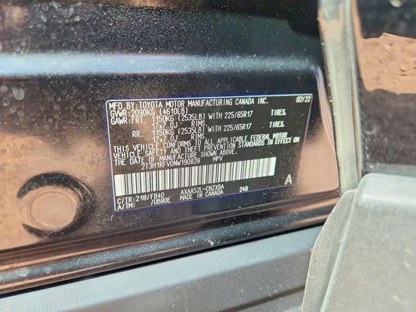 2022 TOYOTA RAV4