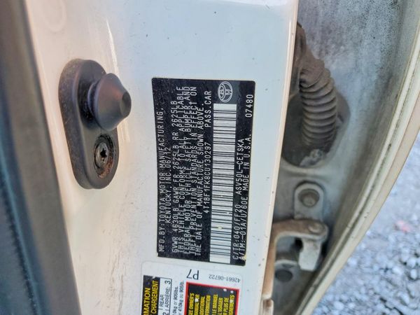 2012 TOYOTA CAMRY