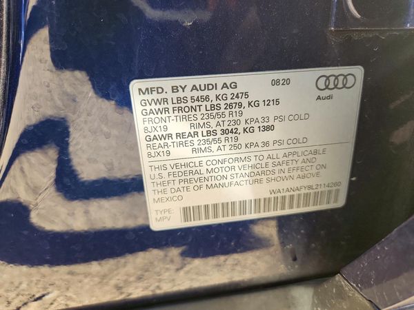 2020 AUDI Q5 quattro Premium