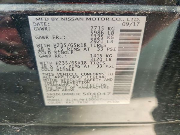 2018 INFINITI QX60