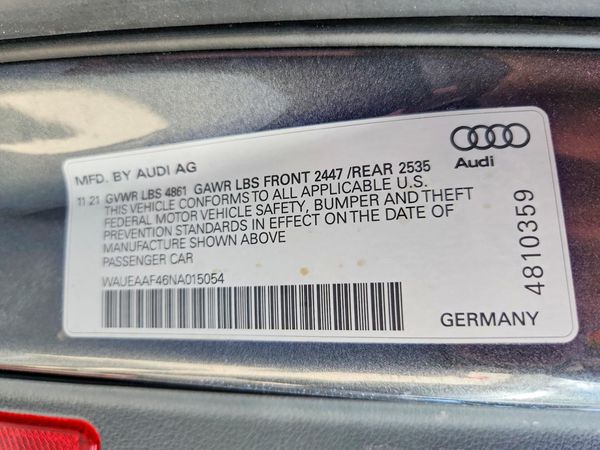 2022 AUDI A4