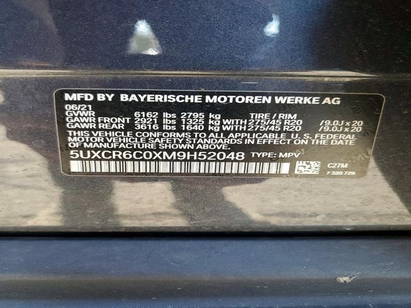 2021 BMW X5