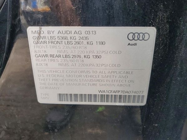 2013 AUDI Q5 Premium Hybrid