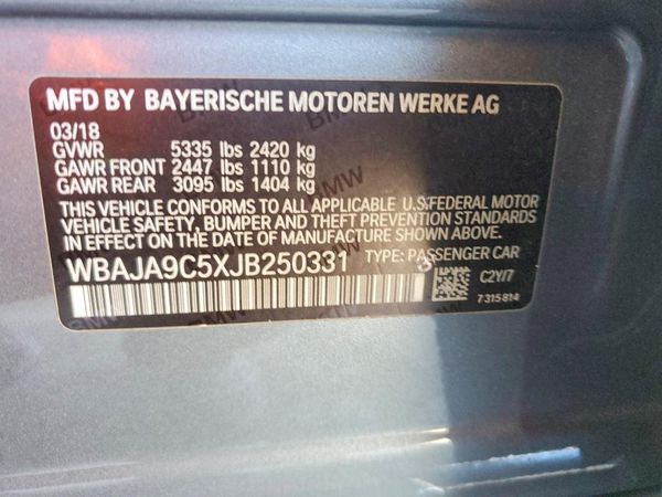 2018 BMW 530E