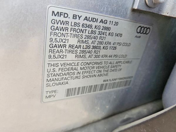 2021 AUDI Q7