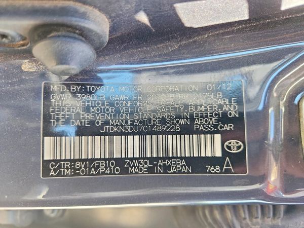 2012 TOYOTA PRIUS