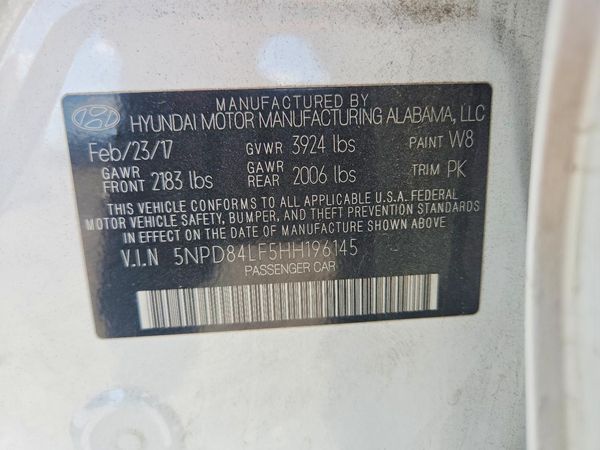 2017 HYUNDAI ELANTRA