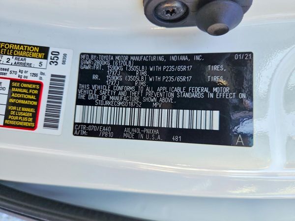 2021 TOYOTA SIENNA