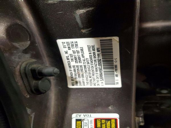 2012 HONDA CRV EX