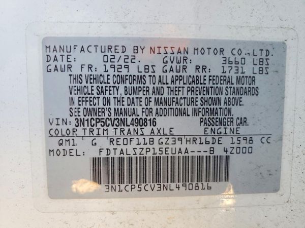 2022 NISSAN KICKS