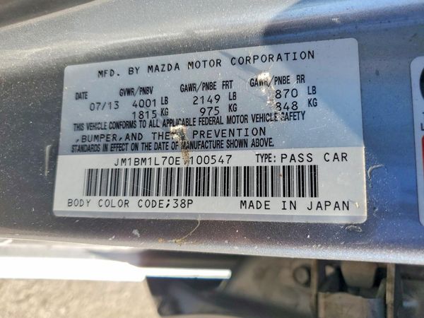 2014 MAZDA 3 Touring/GS