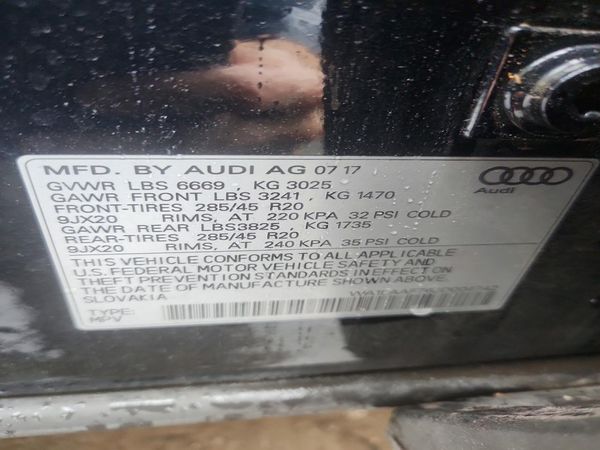 2018 AUDI Q7 quattro Premium Plus