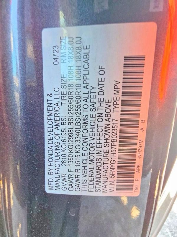 2023 HONDA PILOT