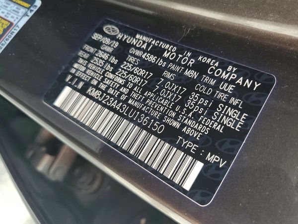 2020 HYUNDAI TUCSON