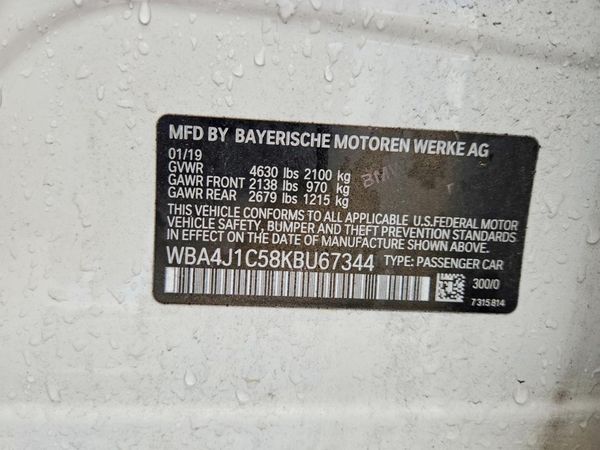2019 BMW 430I