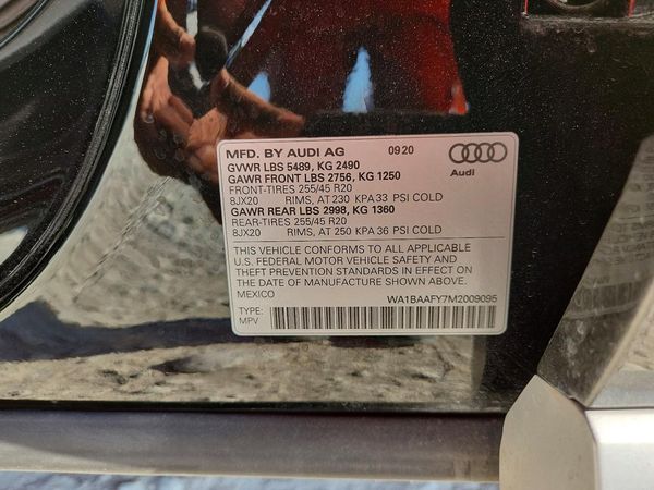 2021 AUDI Q5 quattro Premium Plus