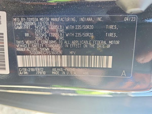 2023 TOYOTA SIENNA XSE