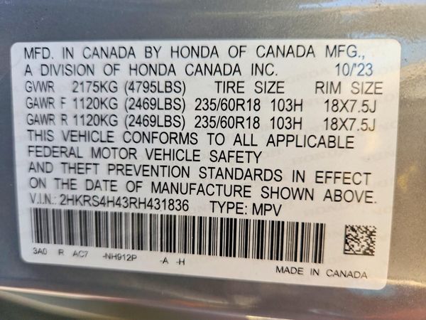 2024 HONDA CR-V
