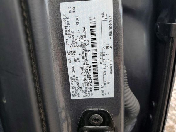 2022 FORD F150 SuperCrew