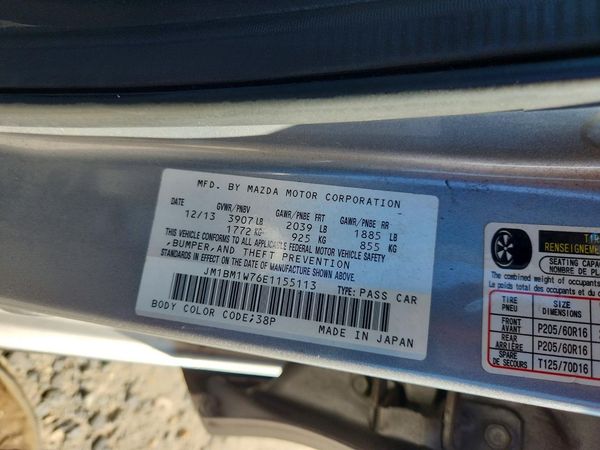2014 MAZDA 3 Grand Touring/GT