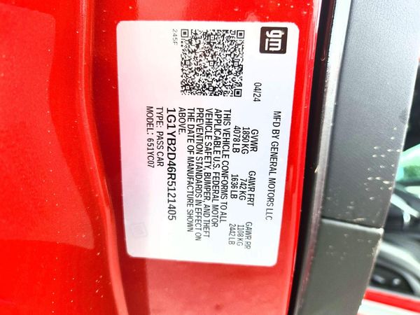 2024 CHEVROLET CORVETTE Preferred  2LT