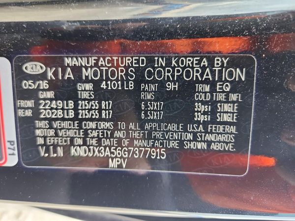 2016 KIA SOUL