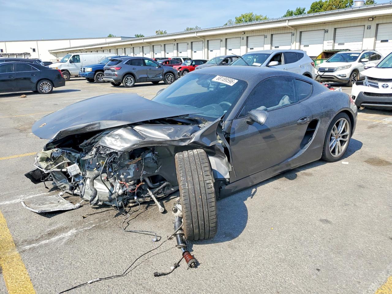 2014 PORSCHE CAYMAN — Front 3/4