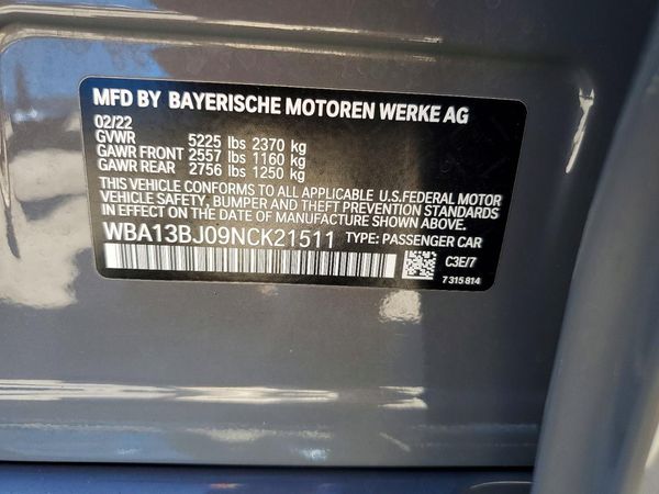 2022 BMW 530