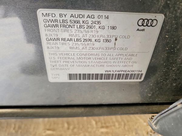 2014 AUDI Q5 Premium Plus