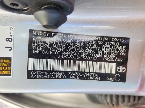 2015 TOYOTA PRIUS